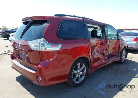 2015 Toyota Sienna Se Premium 8 Passenger from USA, damaged, VIN 5TDXK3DC8FS542287